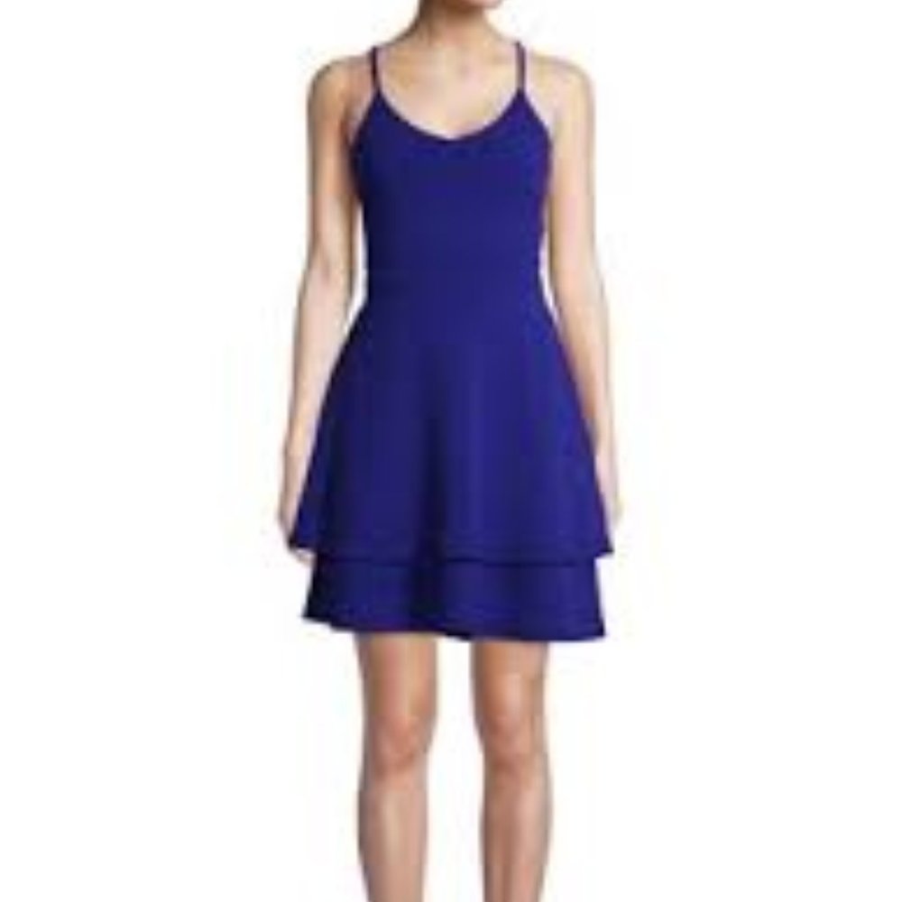 🟠🟠🟠NWT Almost Famous Double Tiered Skater Dress